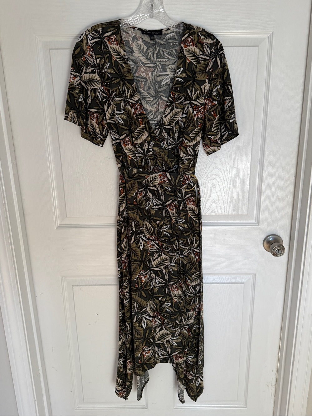 Banana Republic Jungle Wrap Dress